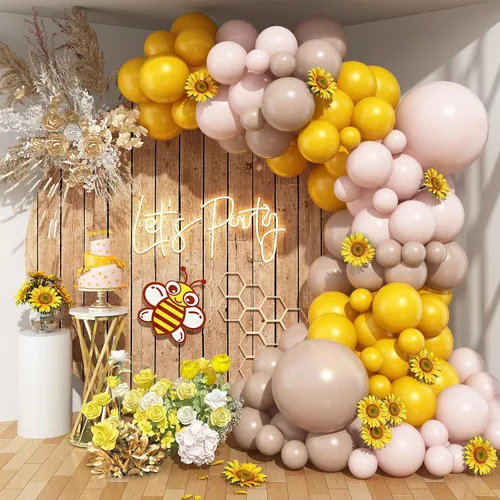 Vista 22 de Decoraciones de fiesta temática de los años 80 y 90 para cumpleaños de adultos, kit de guirnalda de arco de globos neón retro con bola de disco