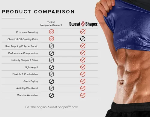 Vista 6 de Sweat Shaper Chaleco Moldeador Premium para Hombre, Efecto Sauna para Entrenamiento, Top Sin Mangas Adelgazante