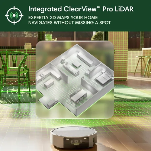 Vista 8 de iRobot Roomba Max 705 Combo robot aspirador y trapeador + base de lavado automático – fregona con rodillo de limpieza extensible, cubierta