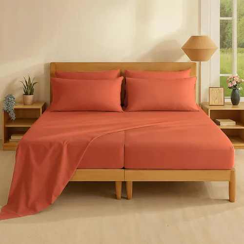 Vista 36 de Casa Platino Juego de sábanas Twin – Sábanas Twin 100% algodón con 2 fundas de almohada, sensación ligera y ajuste seguro, tejido percal crujiente