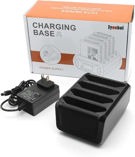 Base de carga con adaptador para símbolo de cebra TC70 TC70X TC72 TC77(SAC-TC7X-4BTYC1)