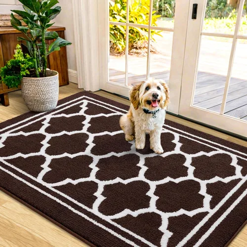 Vista 45 de Buganda Alfombra para Puerta Interior, Tapete Resistente a la Suciedad y Absorbente, Antideslizante, Alfombras de Perfil Bajo para Entrada