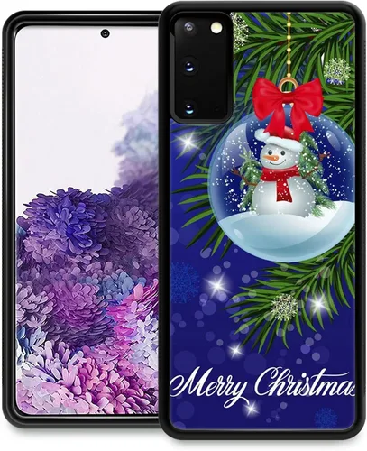 Vista 19 de Funda compatible con Samsung Galaxy S21 FE, diseño de patrón increíble de Feliz Navidad, a prueba de golpes, antiarañazos, carcasa trasera