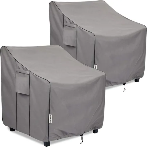 Fundas para sillas de patio, impermeables, resistentes para muebles de exterior, se adaptan a hasta 29 pulgadas de ancho x 30 pulgadas de