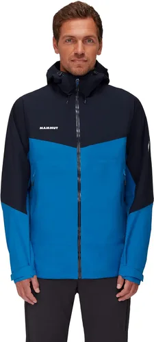 Vista 4 de Mammut Chaqueta para hombre Azul marinonaranja