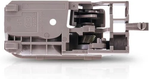 Vista 2 de Manija de puerta para Toyota Corolla 2003-2008 lado del conductor Interior Delantero Marrón con botón de bloqueo de puerta Recorte: todos