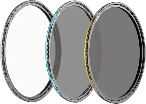 Vista 2 de Kase Wolverine Revolution - Kit de filtro de entrada de 2.638 in, vidrio óptico templado magnético a prueba de golpes con anillos codificados por