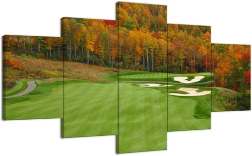 Vista 28 de chenchenArt Payne's Valley Golf Course 19th Hole - Arte de pared para sala de estar, dormitorio, baño, decoración del hogar, campo de golf