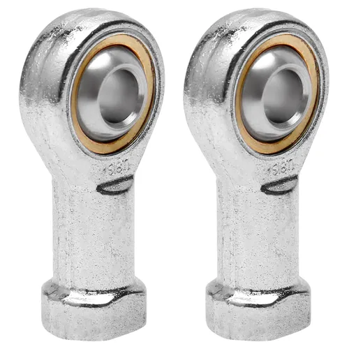 Vista 7 de Othmro 2 unidades SI8T/K Rodamientos de bolas de extremo de varilla de acero autolubricante Rodamiento de junta de extremo de varilla 0.315 in M8