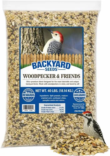 Vista 18 de Backyard Seeds - Mezcla de semillas de aves sin desperdicios (5 libras)