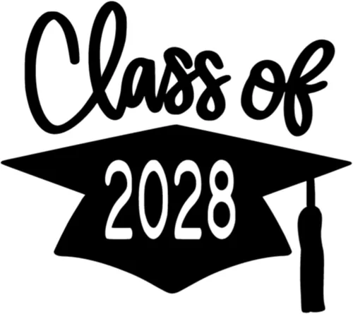 Vista 19 de Class of 2028 Graduation Cap Vinyl Decal, Graduation T Shirt Transfer, DIY Graduate Shirt Patch, Tshirt Sticker, HTV Vinyl Applique, Pick Size Old