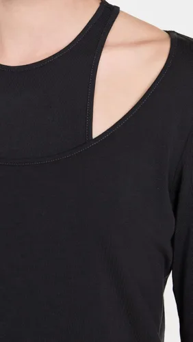 Vista 6 de Pistola Denim Camiseta en capas Leah para mujer