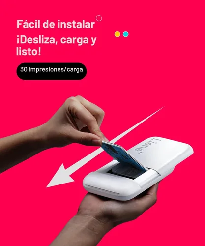 Vista 4 de Liene Impresora Fotográfica 2x3 Pulgadas, Mini Impresora de Imágenes con 10 Papeles Adhesivos Zink, Bluetooth 5.0, Compatible con iOS y Android