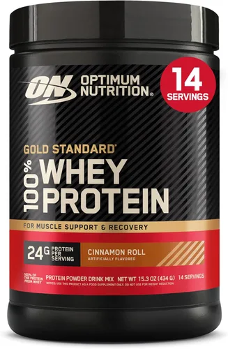 Vista 60 de Optimum Nutrition Gold Standard 100% proteína de suero en polvo, chocolate doble rico, 1.98 libras (el embalaje puede variar)