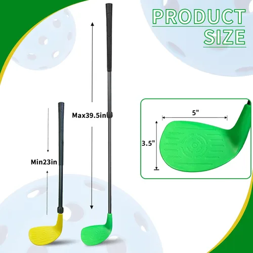 Vista 2 de Golf Club with Oversize Head, Right-Handed Plastic Chipping Clubs for Outdoor Backyard Game Training Practice, Golf Accessories Gifts for Men