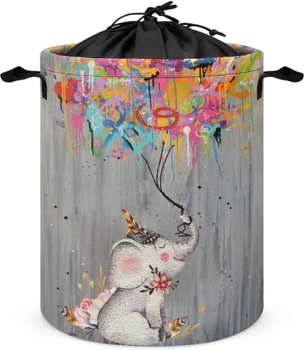 Vista 10 de Colorful Psychedelic Mushroom Foldable Waterproof Laundry Basket Fantasy Purple Starry Sky Galaxy Magic Mushrooms for Blanket Toys Dirty Clothes in