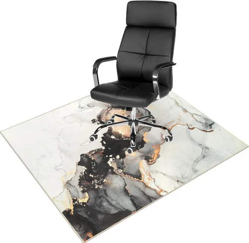 Vista 27 de Anidaroel Alfombra para Silla de Oficina para Piso de Madera Dura, Protector para Silla con Ruedas de 36"x48", Alfombra para Computadora