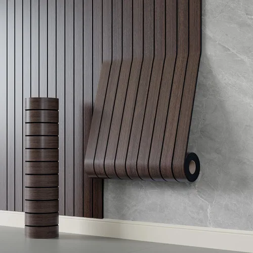 Vista 11 de YLL YLL Panel de pared de láminas de PVC para despegar y pegar de 118 x 15.7 pulgadas, panel de listones de madera de grano de roble sintético