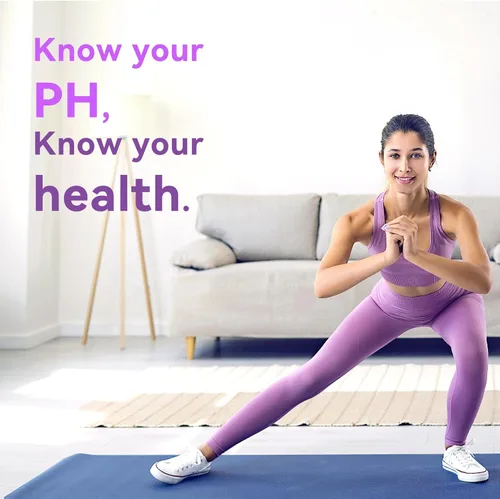Vista 3 de Kit de prueba de pH de salud vaginal, equilibrio de pH Bv en casa para mujeres y kit de prueba de infección por hongos. Probador de pH vaginal