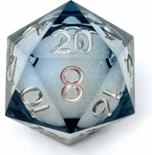 Vista 11 de Sage's Portal Souls Liquid Core D20 Chonky - Dados DND de resina de borde afilado de 1.299 in para Dungeons and Dragons RPG de mesa TTRPG