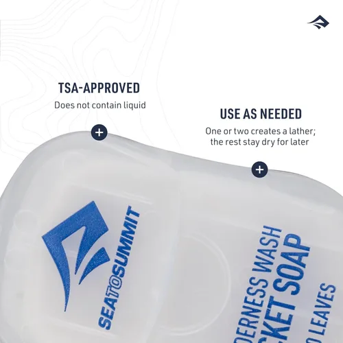 Vista 5 de Sea to Summit Jabones de papel paquete de 3 - Wilderness Wash