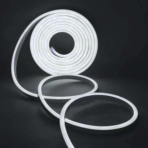 KISUFU Tira de luz LED de neón de 36 pies AC110V 2835, tira de luz de neón LED IP65, impermeable, regulable, flexible, tira de luz de silicona, tira