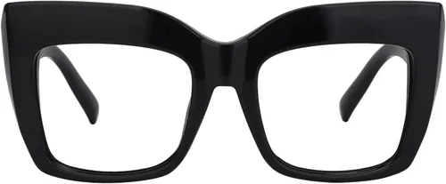 Vista 8 de Zeelool Lentes de lectura cuadrados gruesos para mujer con revestimiento antirreflectante estándar Alberta FP0668