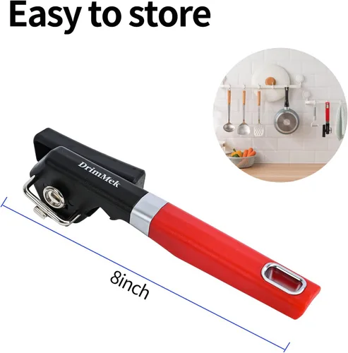 Vista 4 de Abrelatas manual, abrelatas borde liso, abridores de corte lateral de seguridad