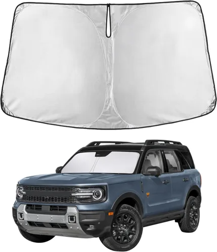 Vista 250 de Parasol para parabrisas para Rivian R1S 2022-2024 2025 compatible con EcoNour material de poliéster 240T, visera solar para coches, reflector que