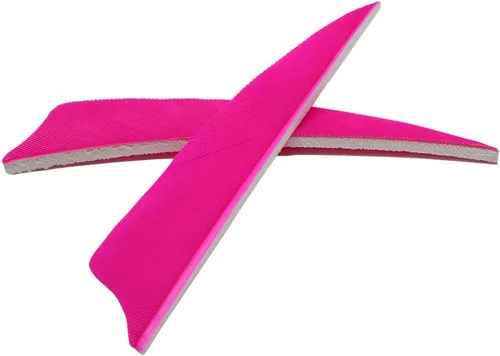 Vista 12 de Arrows - Plumas reales de 3 pulgadas con corte de escudo para cañas de tiro de caza DIY (paquete de 36)