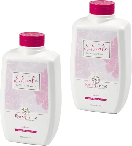 Vista 6 de Forever New Delicado detergente líquido para ropa, aroma original, 4 onzas