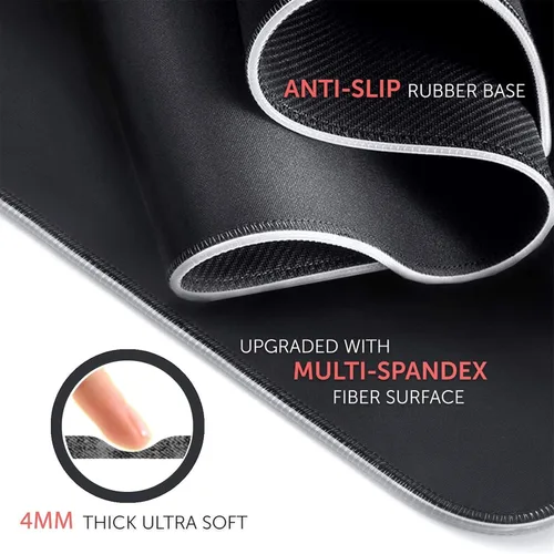 Vista 4 de Mouse Pads Anime Game RGB Mouse Pad Gaming Accessories Computer Large XXL Mousepad Backlit LED Gamer Mause Carpet Desk Mat 35.43 inch x15.74 inch A9