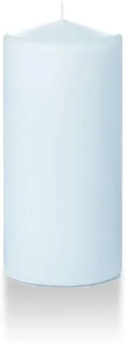 Vista 120 de Yummi - Velas redondas de pilar blancas de 3 pulgadas x 4 pulgadas, 3 por paquete