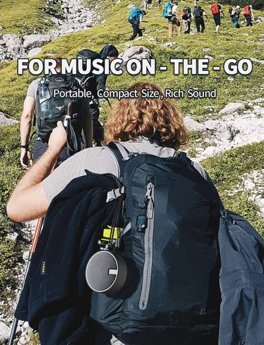 Vista 3 de Altavoz de ducha INSMY C12 IPX7 resistente al agua con Bluetooth, altavoz portátil pequeño, altavoces Bluetooth inalámbricos de sonido claro