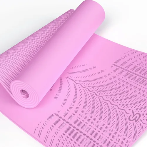 Vista 11 de LOLLIPOP Thick Yoga Mat, Non-Slip Exercise Mat for Yoga, Pilates, Stretching Fitness & Exercise Mat with Easy-Cinch Carrier Strap