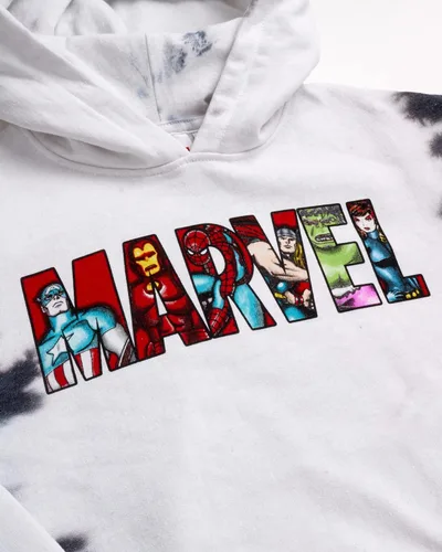 Vista 2 de Marvel Boys' Super Hero Sweatshirt - Spider-Man, Thor, Hulk, Iron Man Graphic Pullover Hoodie (8-16)