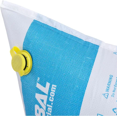 Vista 4 de Global Industrial Bolsas de aire de alta resistencia de 48 pulgadas de ancho x 48 pulgadas de largo con válvula de empuje y bloqueo, nivel 1 AAR, 2