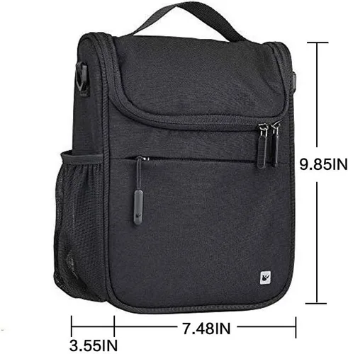 Vista 2 de Rhinowalk Bolsa de manillar de bicicleta, bolsa delantera para bicicleta de carretera, bolsa de marco de bicicleta, bolsa de cesta de bicicleta