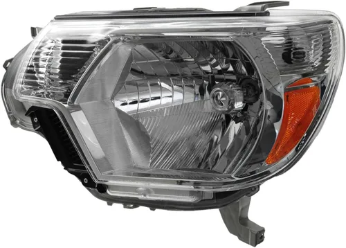 Vista 327 de TRQ Juego de Conjunto de Ensamble de Faros de 2 Piezas de Desempeño Halógeno con Marco Cromado Conductor y Lado del Pasajero Compatible con Mercedes