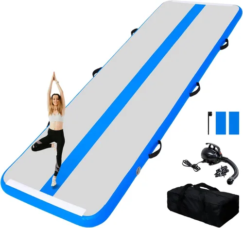 Tuxedo Sailor Inflatable Gymnastics Tumbling Mat Tumble Track Thickness Floor Mat With Electric Air Pump for