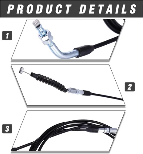 Vista 3 de Cable de acelerador Go Kart de 121 pulgadas, ajuste universal para 150CC 250CC Kazuma Kandi Roketa GK-28A Sunl Spyder Go Kart