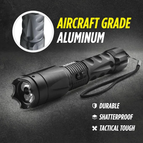 Vista 5 de Guard Dog Security K-tana - Pistola aturdidora con linterna, pistola aturdidora de aluminio resistente para autodefensa, linterna LED ultra