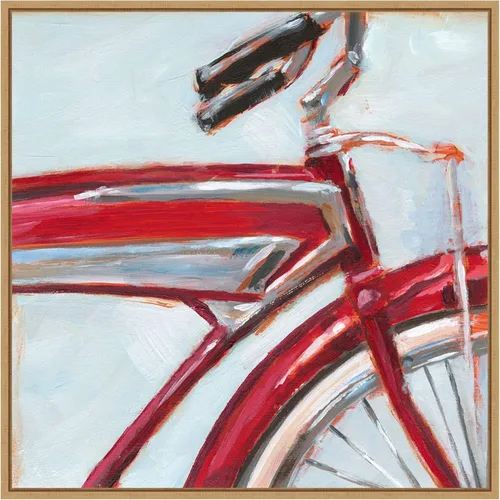 Vista 18 de Amanti Art Framed Canvas Wall Art 22x22 Retro Cycle I by Ethan Harper, Framed Wall Art Canvas, Abstract Artwork, Traditional Decor, Medium Poster