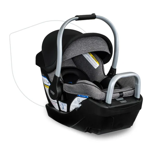 Vista 10 de Britax Willow S Asiento de automóvil para bebés con Base Alpine, Tecnología ClickTight, Asiento de automóvil orientado hacia atrás con Sistema