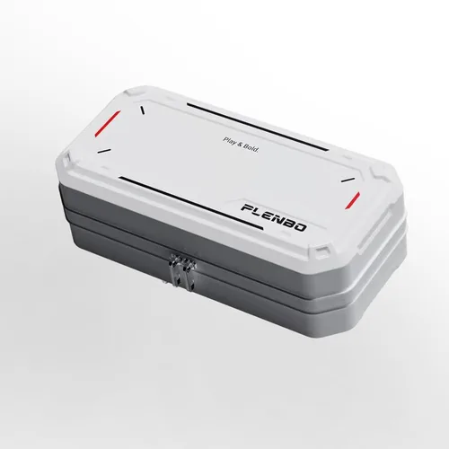Plenbo Carrying Case for G-case, Nintendo Switch & Switch OLED, Medium Size, Portable Protective Hard Shell Travel Carry Handbag, White