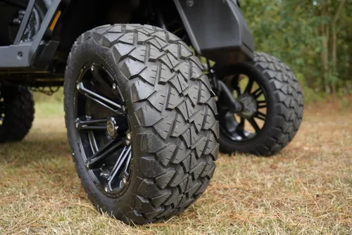 Vista 6 de GTW Timberwolf - Neumático todo terreno para carrito de golf de 4 capas (22 x 10-10) Neumático A/T suave con bajo ruido de carretera