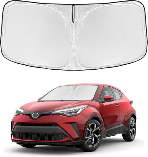 Vista 159 de Parasol de 2025 capas para parabrisas, ajuste personalizado, tela 240T, parasol retráctil que bloquea los rayos ultravioletas, accesorios
