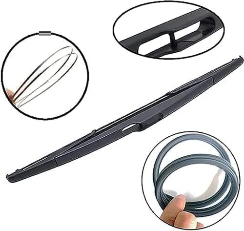 Vista 4 de Rear wiper blade and wiper arm for Prado J200 2008-2019 12" car rear wiper