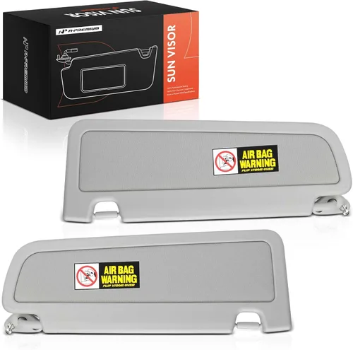 Vista 10 de A-Premium Parasol para conductor y pasajero compatible con Honda Civic 2006, 2007, 2008, 2009, 2010, 2011, sin espejo de tocador, sin luz