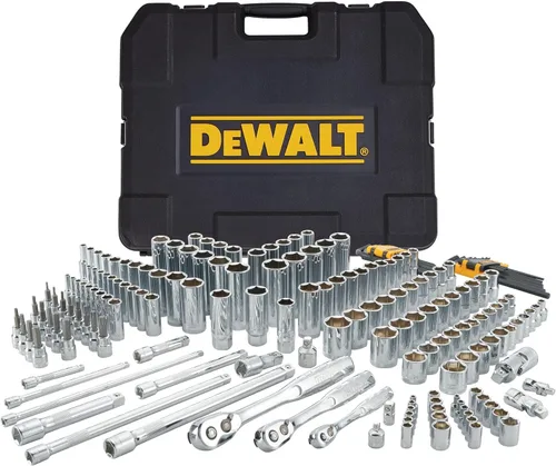 Vista 6 de DEWALT Juego de herramientas mecánicas, 192 piezas con juego de llaves de trinquete combinadas, 8 piezas SAE (DWMT75049 y DWMT74733)
